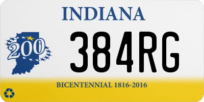 IN license plate 384RG