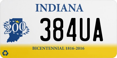 IN license plate 384UA