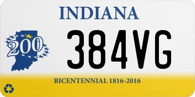 IN license plate 384VG