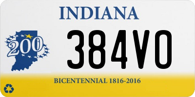 IN license plate 384VO