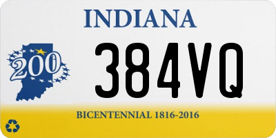 IN license plate 384VQ