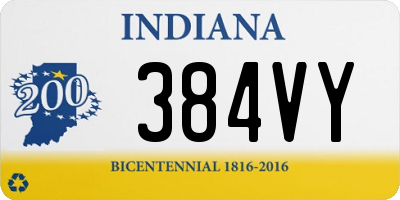 IN license plate 384VY
