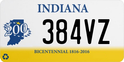 IN license plate 384VZ