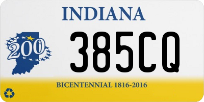 IN license plate 385CQ