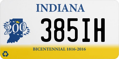 IN license plate 385IH