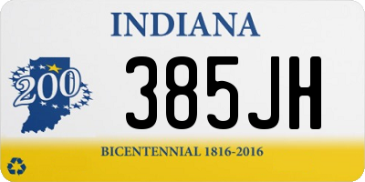 IN license plate 385JH