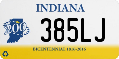 IN license plate 385LJ