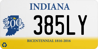 IN license plate 385LY