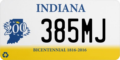 IN license plate 385MJ