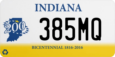 IN license plate 385MQ