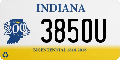 IN license plate 385OU