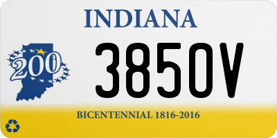 IN license plate 385OV