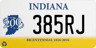 IN license plate 385RJ