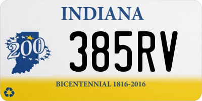 IN license plate 385RV