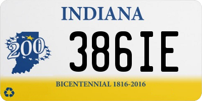 IN license plate 386IE