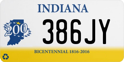 IN license plate 386JY