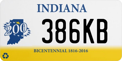 IN license plate 386KB