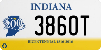 IN license plate 386OT