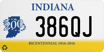 IN license plate 386QJ