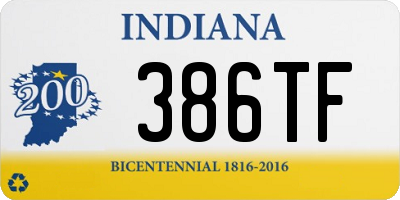 IN license plate 386TF