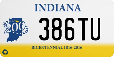 IN license plate 386TU