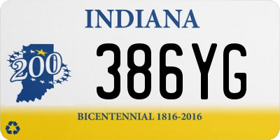 IN license plate 386YG