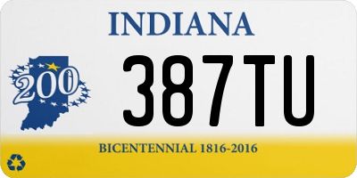 IN license plate 387TU