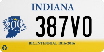 IN license plate 387VO