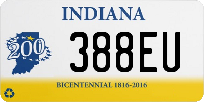 IN license plate 388EU