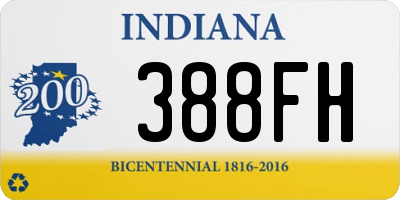 IN license plate 388FH