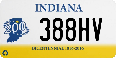 IN license plate 388HV