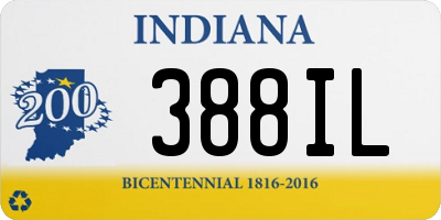 IN license plate 388IL