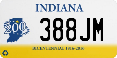 IN license plate 388JM