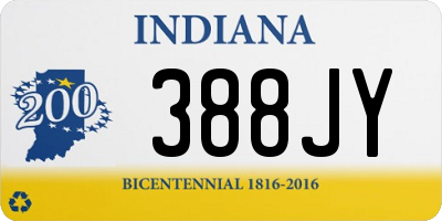 IN license plate 388JY