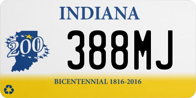 IN license plate 388MJ