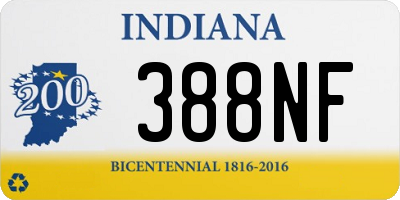 IN license plate 388NF