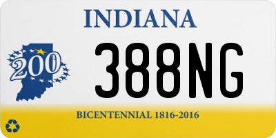 IN license plate 388NG