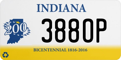 IN license plate 388OP