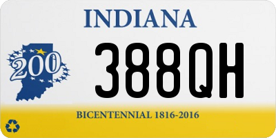 IN license plate 388QH