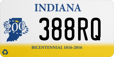 IN license plate 388RQ