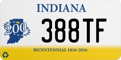 IN license plate 388TF