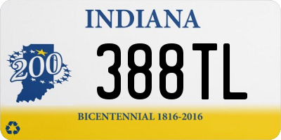 IN license plate 388TL