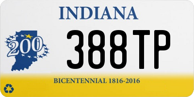 IN license plate 388TP