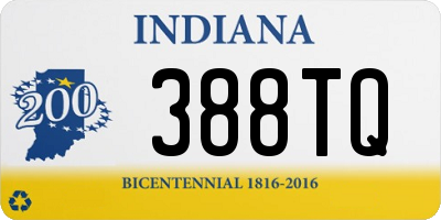 IN license plate 388TQ