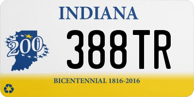 IN license plate 388TR