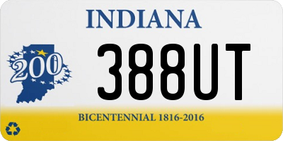 IN license plate 388UT