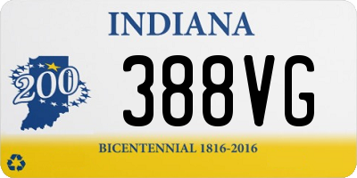 IN license plate 388VG