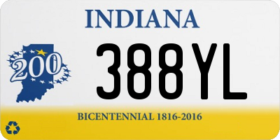 IN license plate 388YL