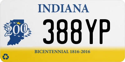 IN license plate 388YP