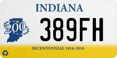 IN license plate 389FH